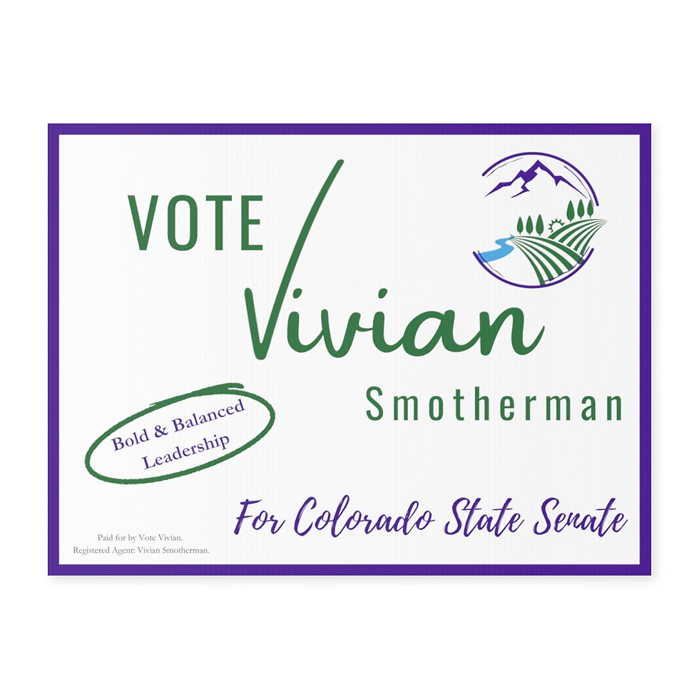 Vote Vivian Yard Sign